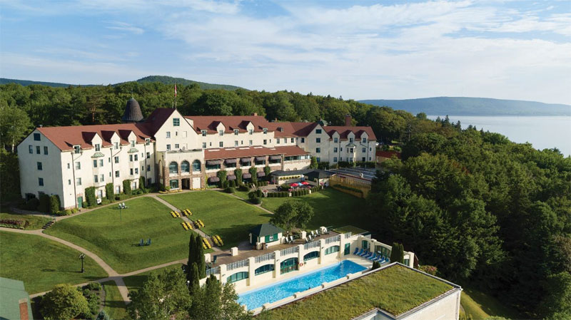 Aerial Photo of Digby Pines Golf Resort and Spa.